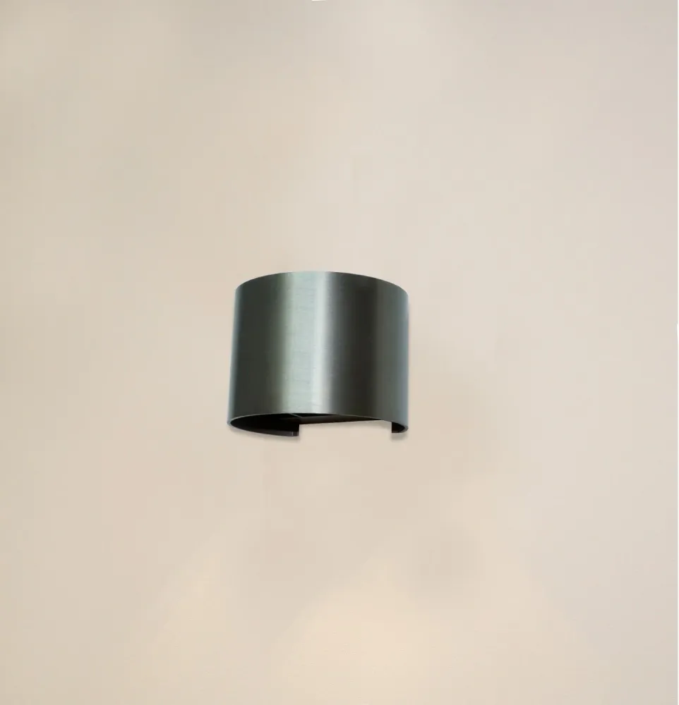 Artdelight wandlamp Gyro - 1 lichts - 11.2 x 9.7 cm - brons