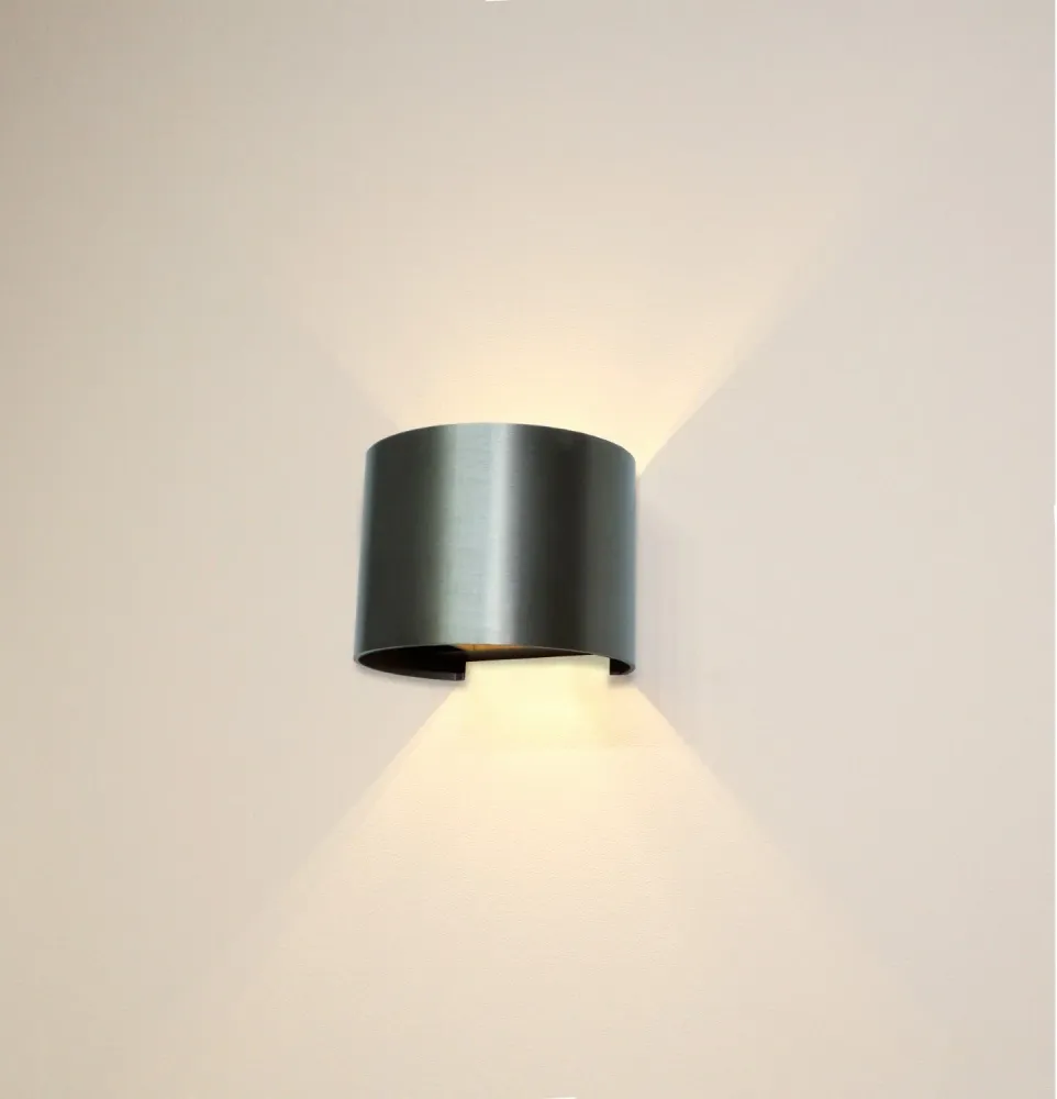 Artdelight wandlamp Gyro - 1 lichts - 11.2 x 9.7 cm - brons
