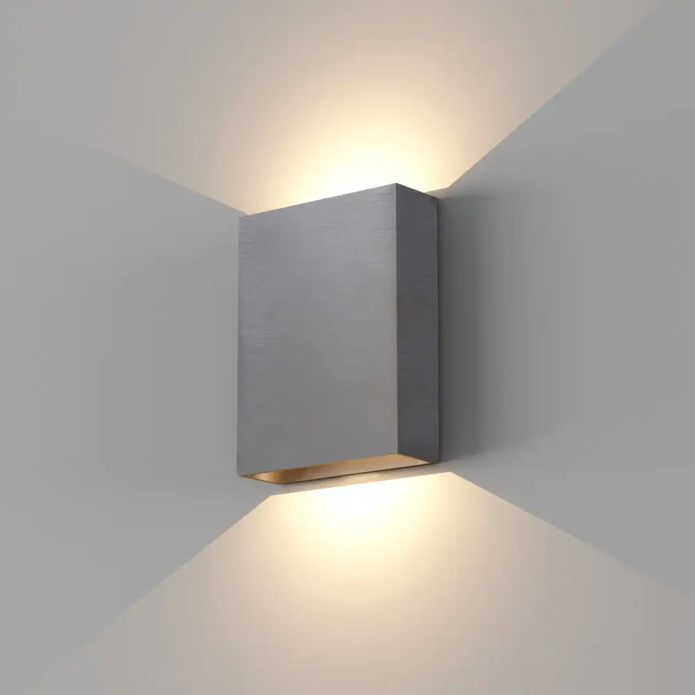 Artdelight wandlamp Memphis - 2 lichts - 4 x 16 cm - mat chroom