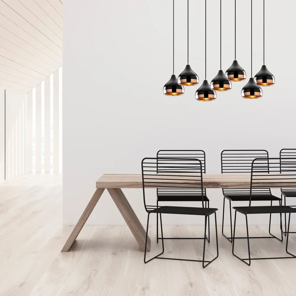 7-lichts hanglamp Grace Asir Group