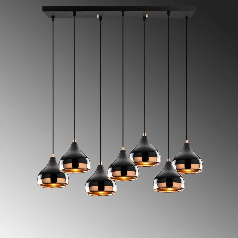 7-lichts hanglamp Grace Asir Group
