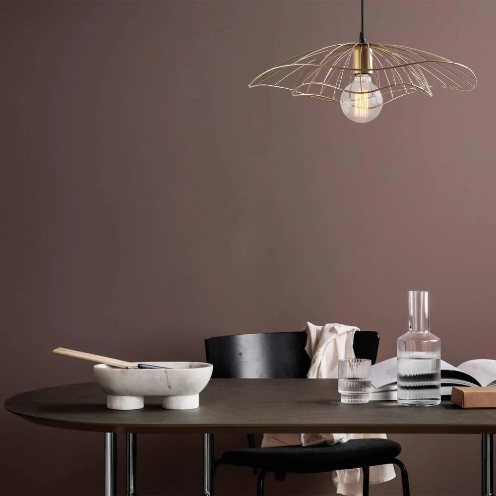 Design hanglamp eettafel goud Fien Asir Group