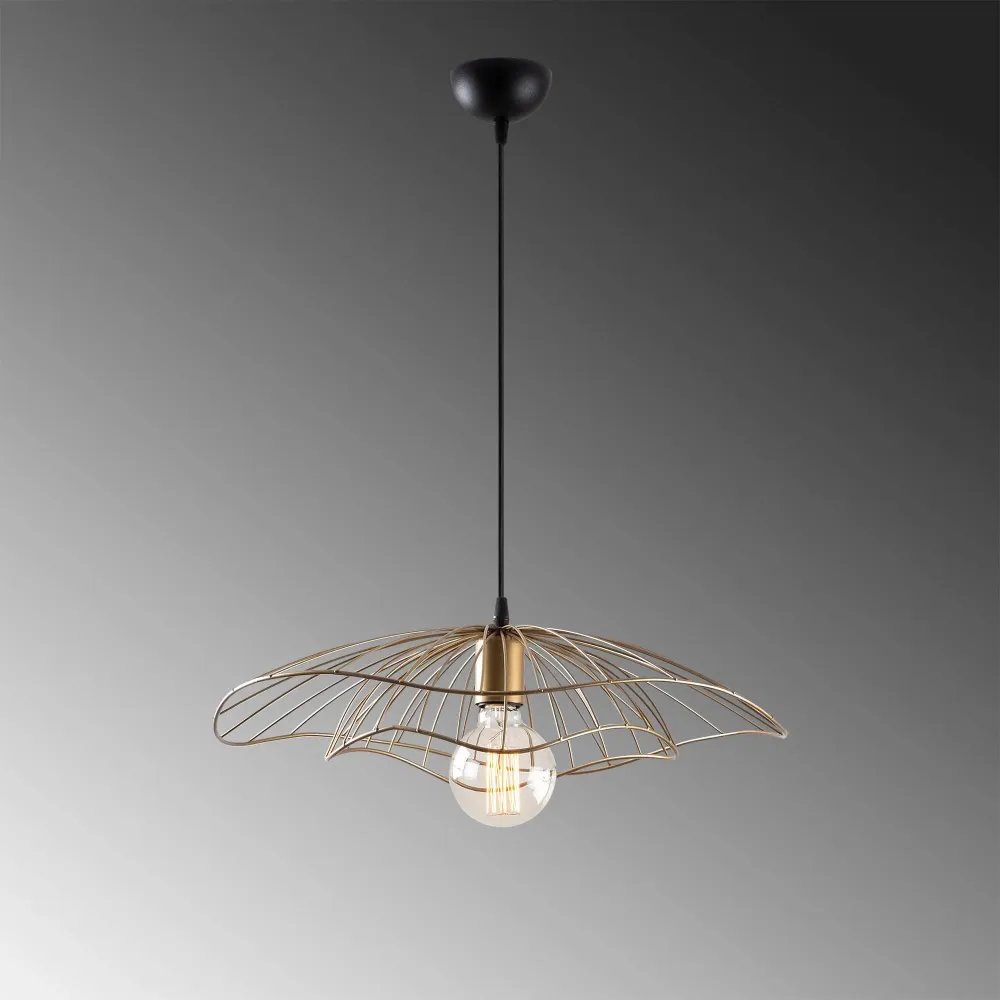 Design hanglamp eettafel goud Fien Asir Group