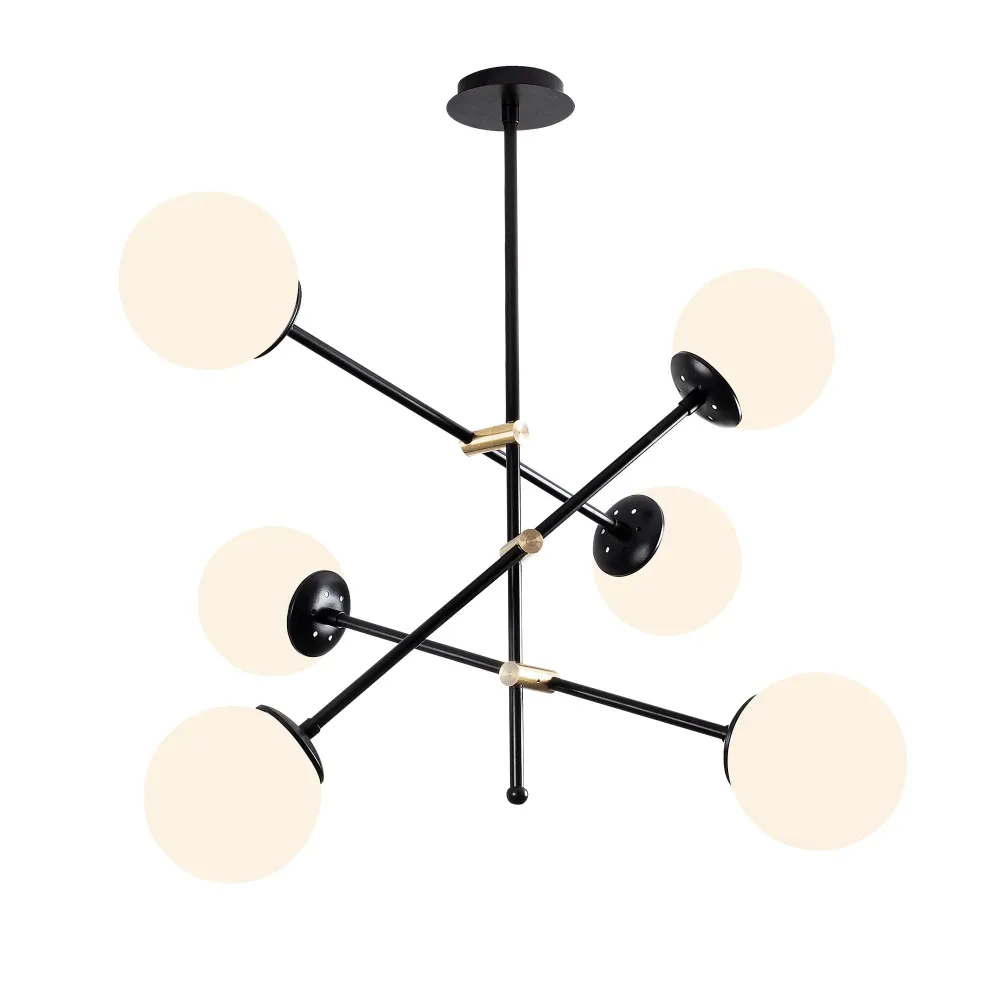 Glas hanglamp woonkamer Sarah Asir Group