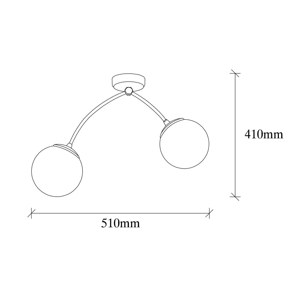 Hanglamp Duo 2-lichts Asir Group