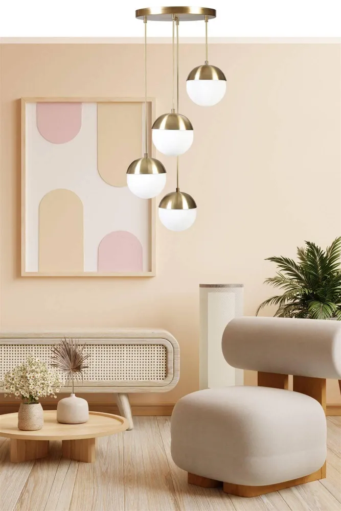 Hanglamp Kendal 4-lichts Asir Group
