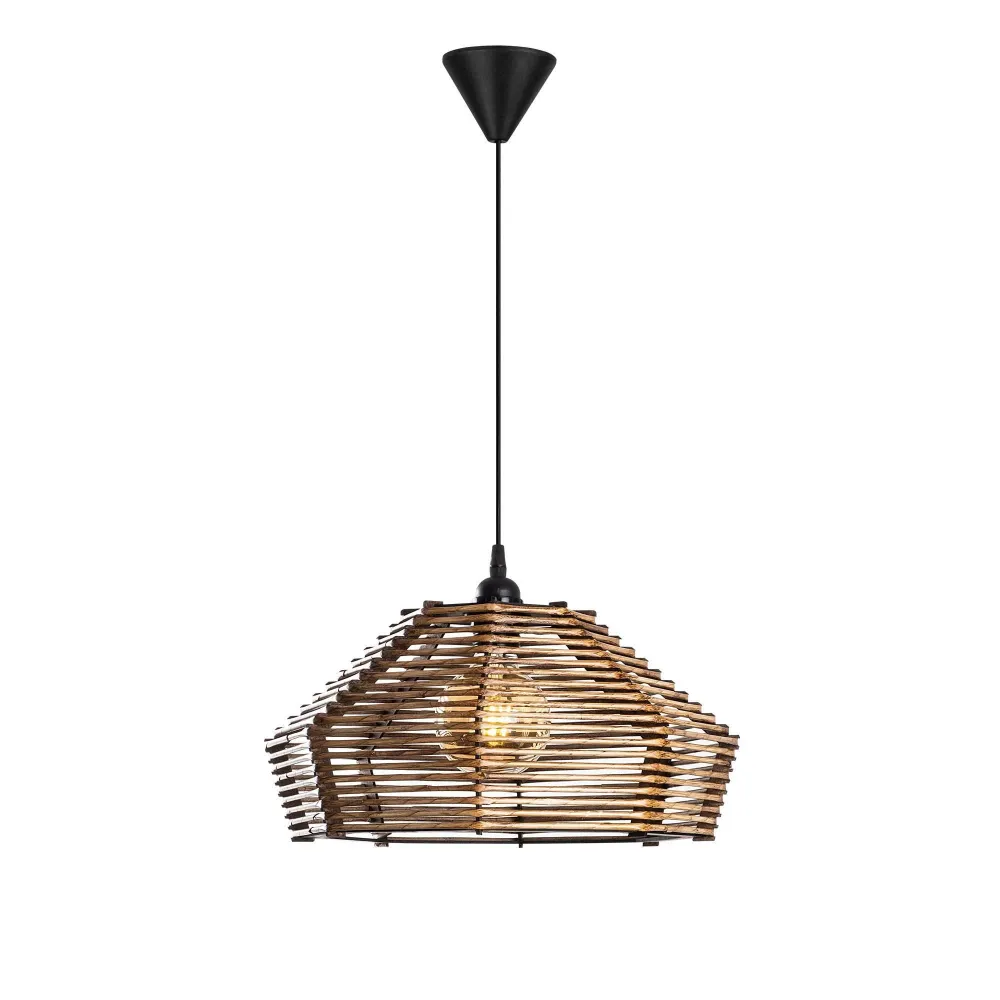 Houten hanglamp woonkamer Marquee Asir Group