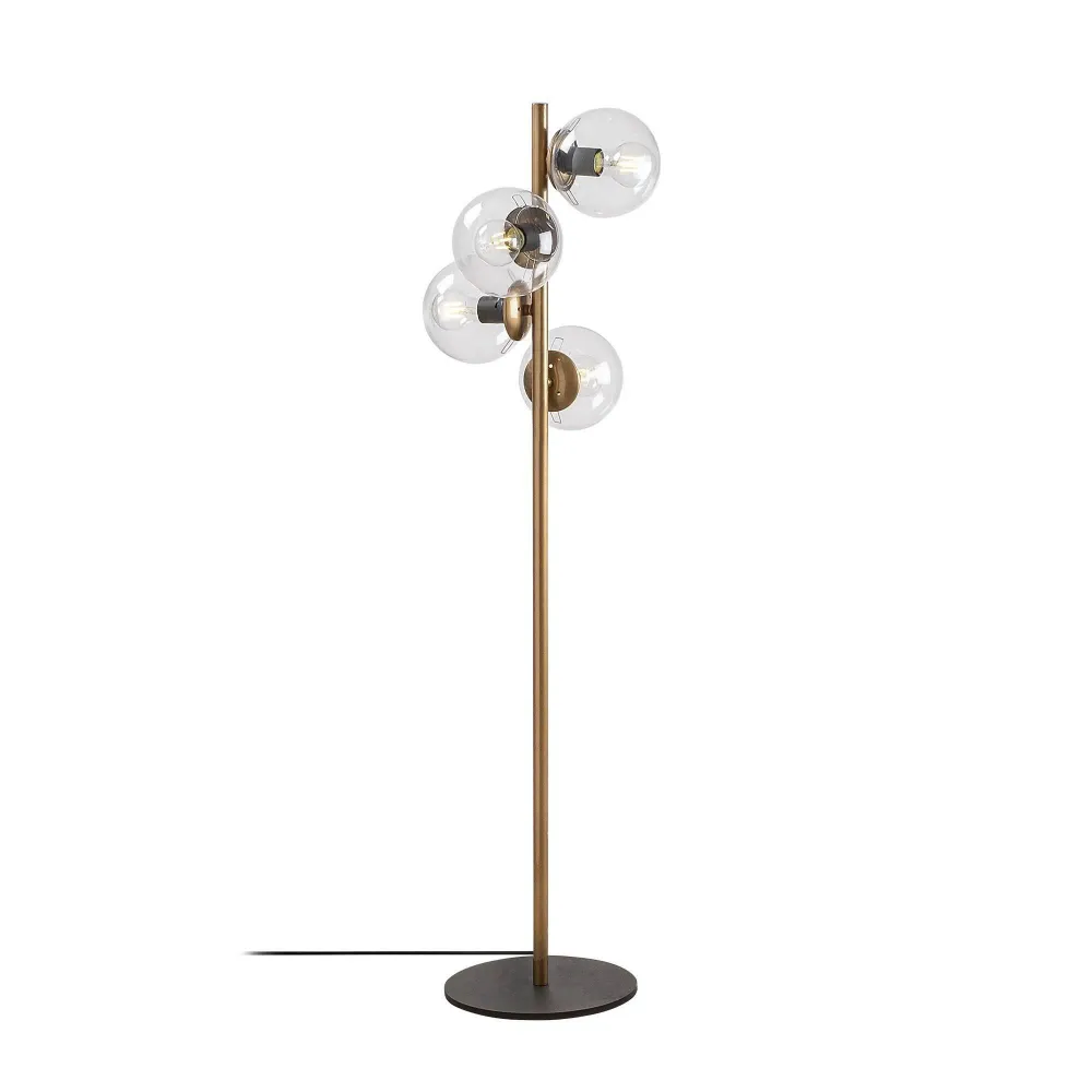 Staande vloerlamp goud Feline Asir Group