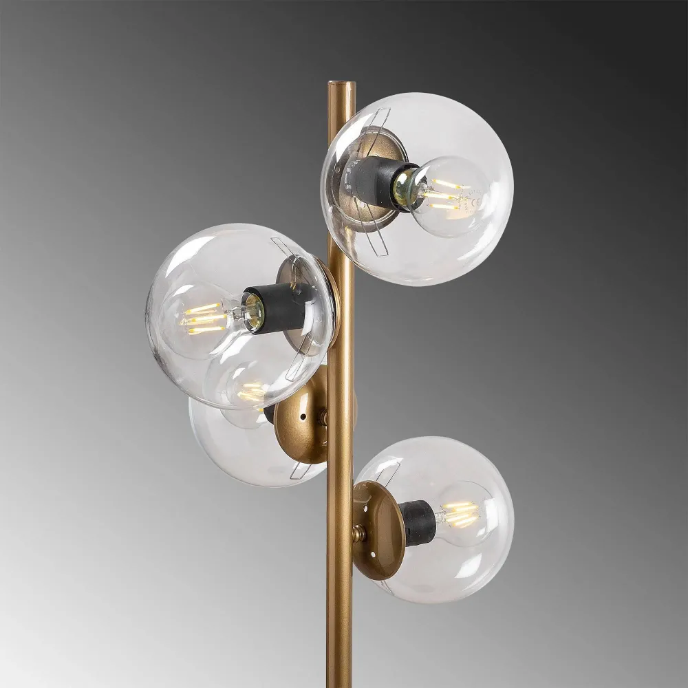 Staande vloerlamp goud Feline Asir Group