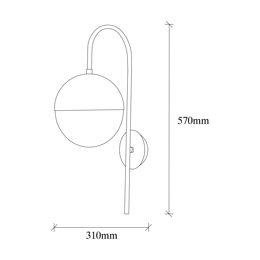 Wandlamp Diamont Asir Group