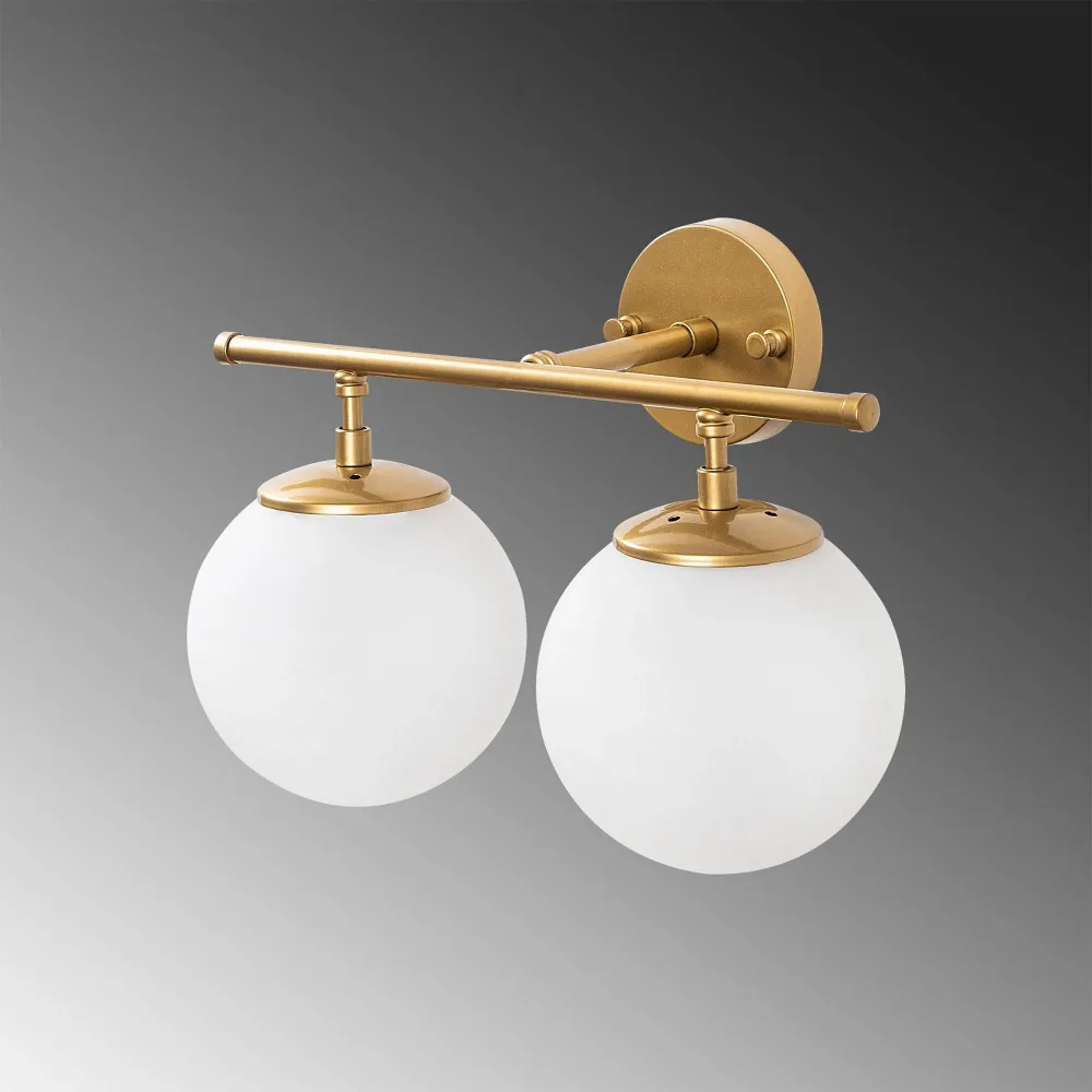 Wandlamp Roe 2-lichts Asir Group