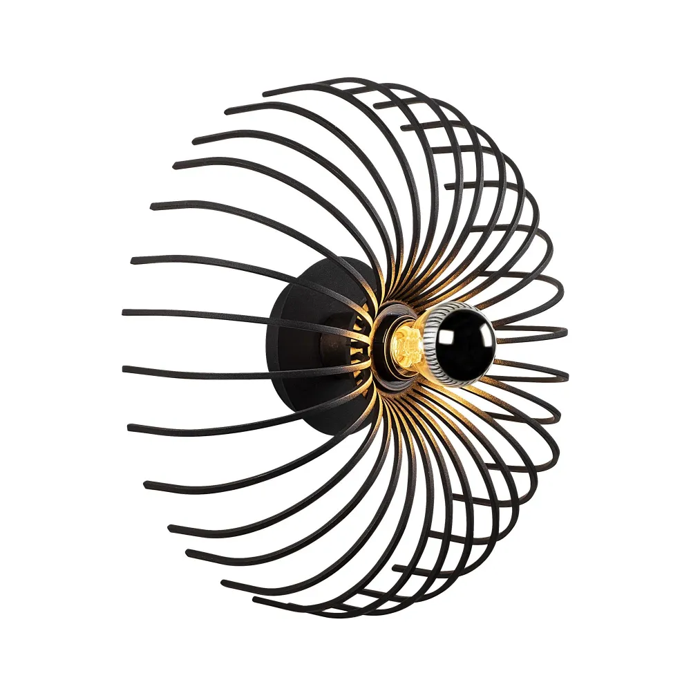 Wandlamp zwart Devie Asir Group