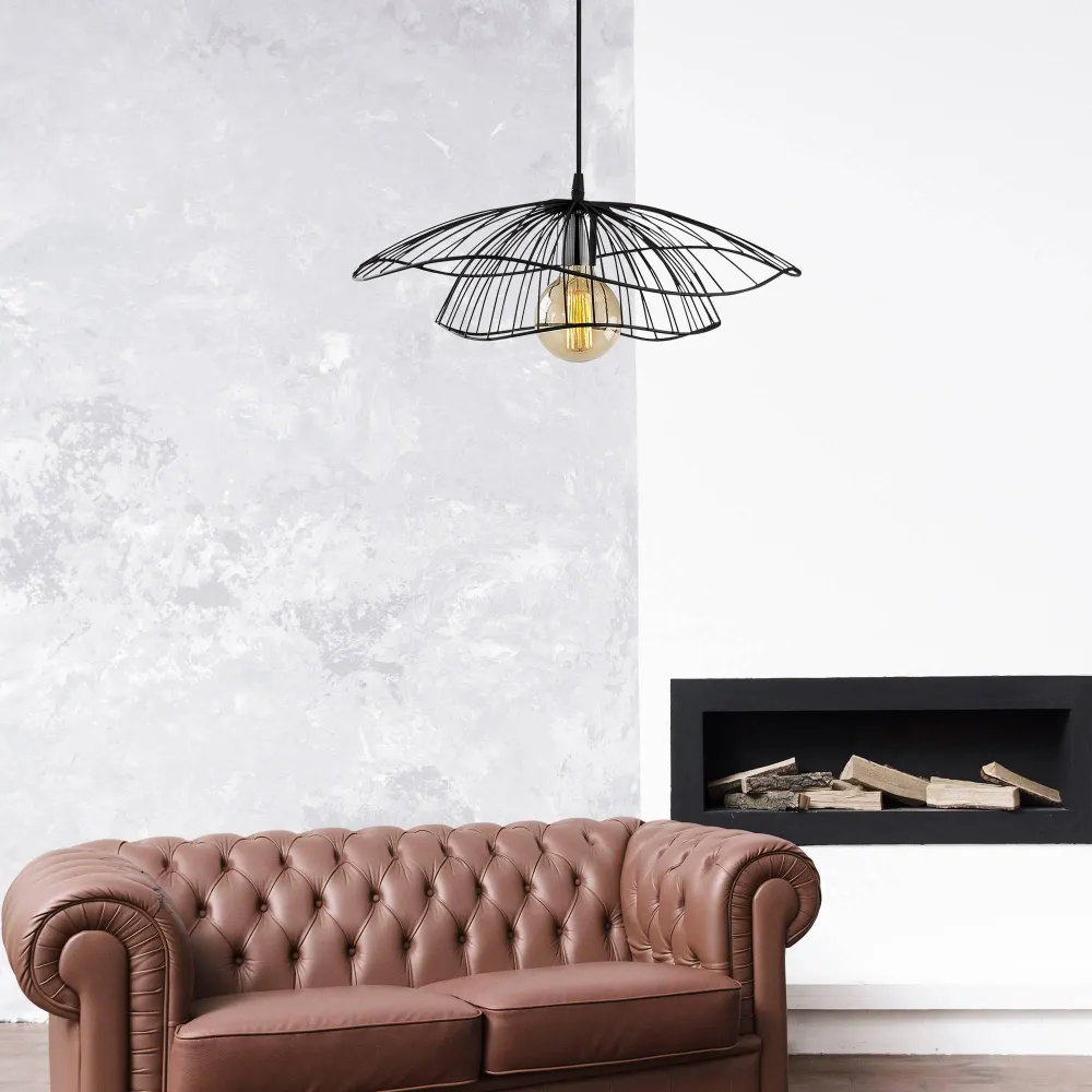 Zwarte hanglamp Fien metaal Asir Group