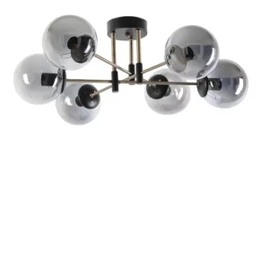 Zwarte hanglamp glas eettafel Zeynep Asir Group