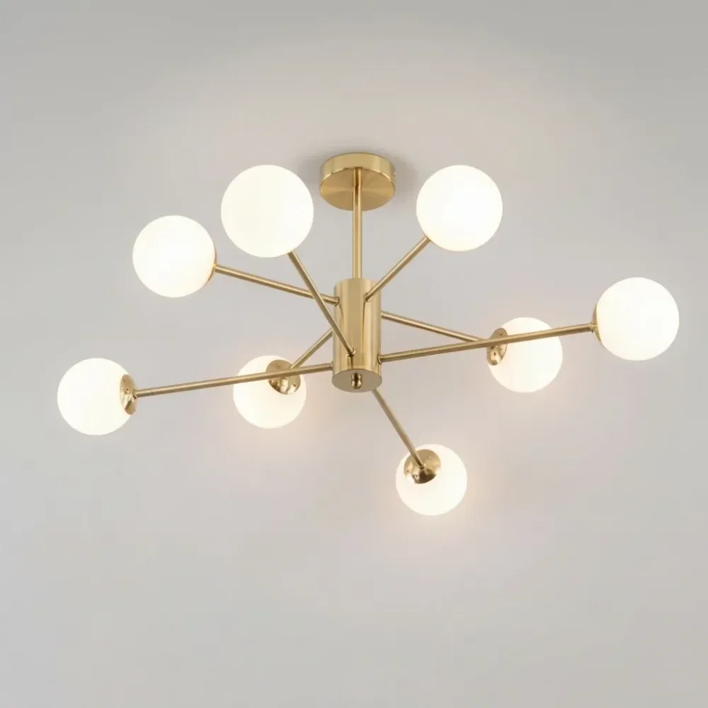 Aelvannis moderne design glazen bol hanglamp At Ease Home Life