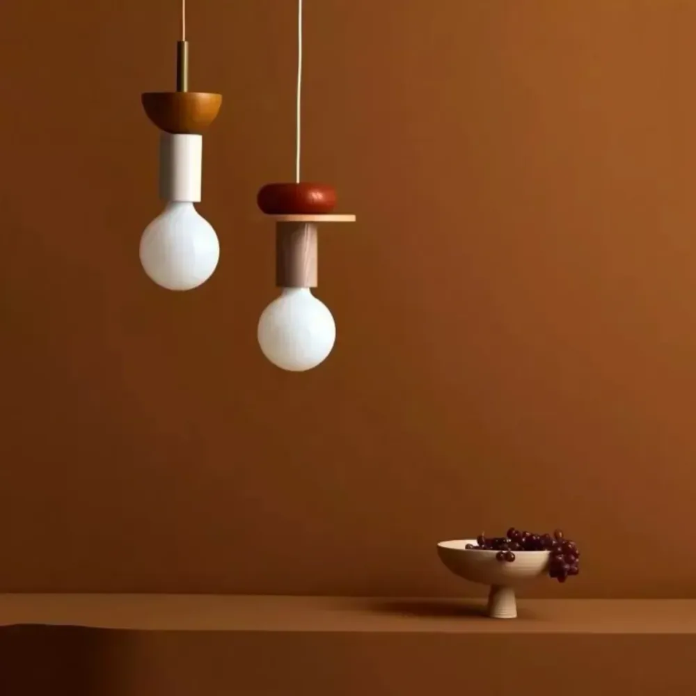 Alvar Multicolor Geometrische Houten Hanglamp At Ease Home Life