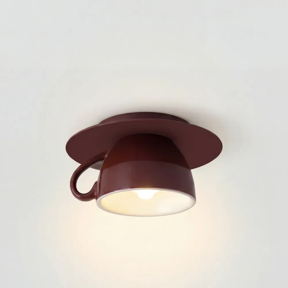 Birgitta koffiekopjes keramische plafondlamp At Ease Home Life