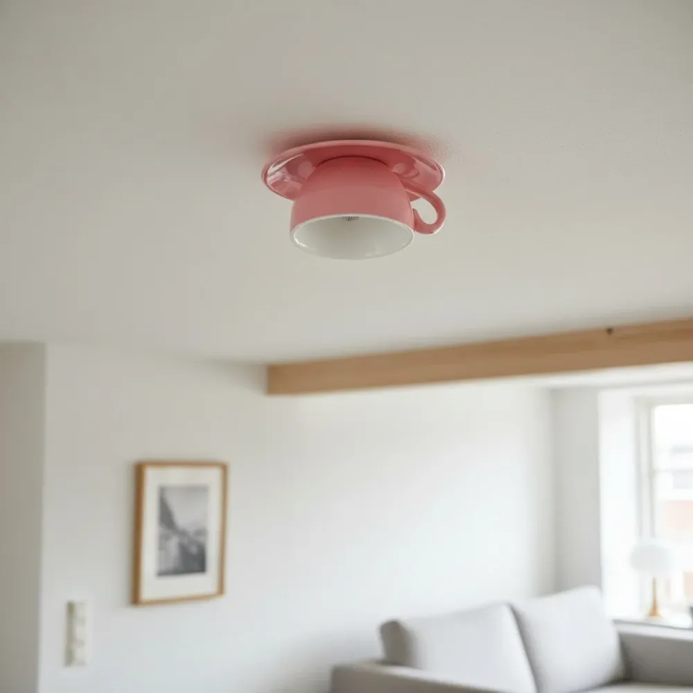 Birgitta koffiekopjes keramische plafondlamp At Ease Home Life