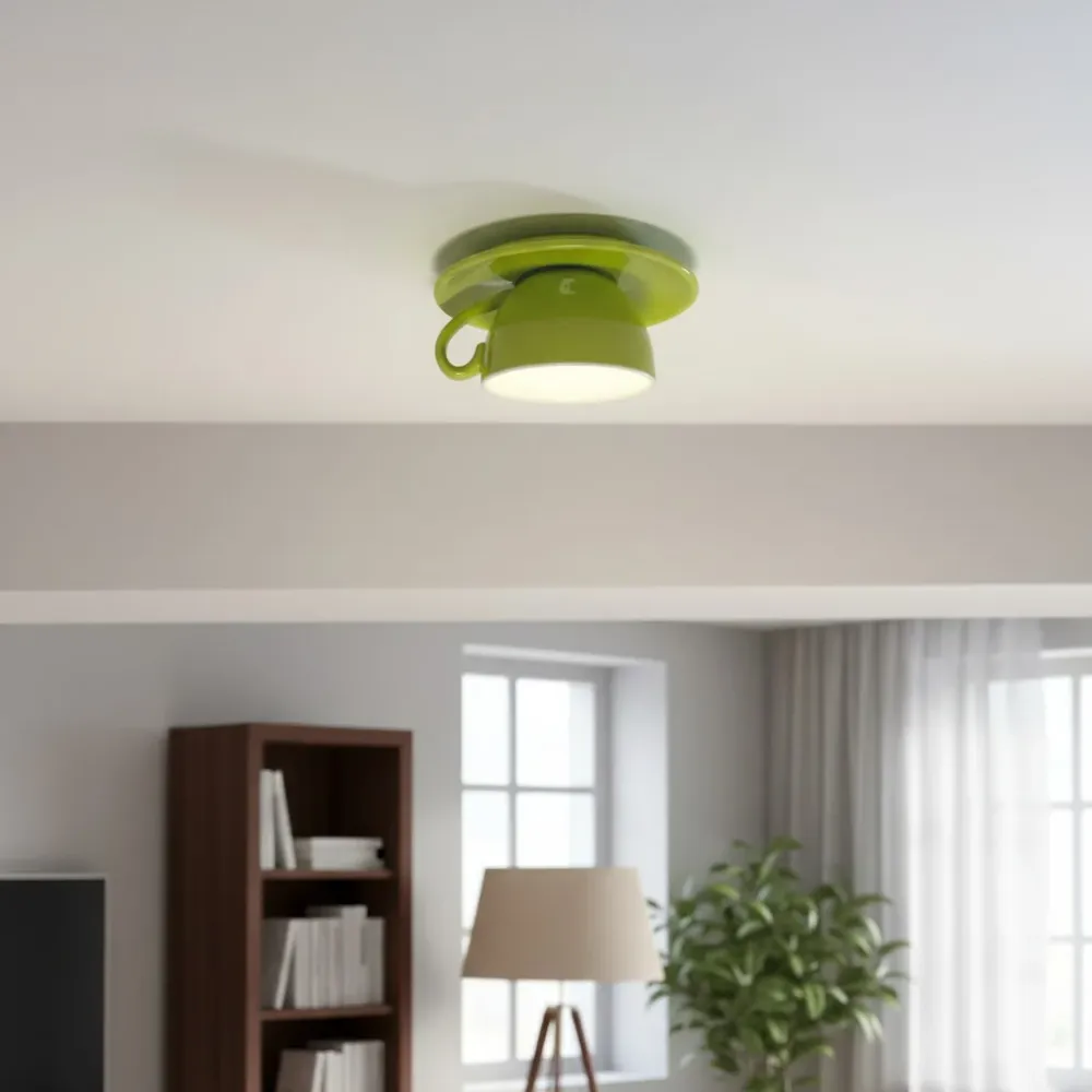 Birgitta koffiekopjes keramische plafondlamp At Ease Home Life