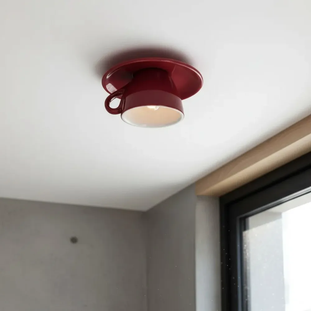 Birgitta koffiekopjes keramische plafondlamp At Ease Home Life