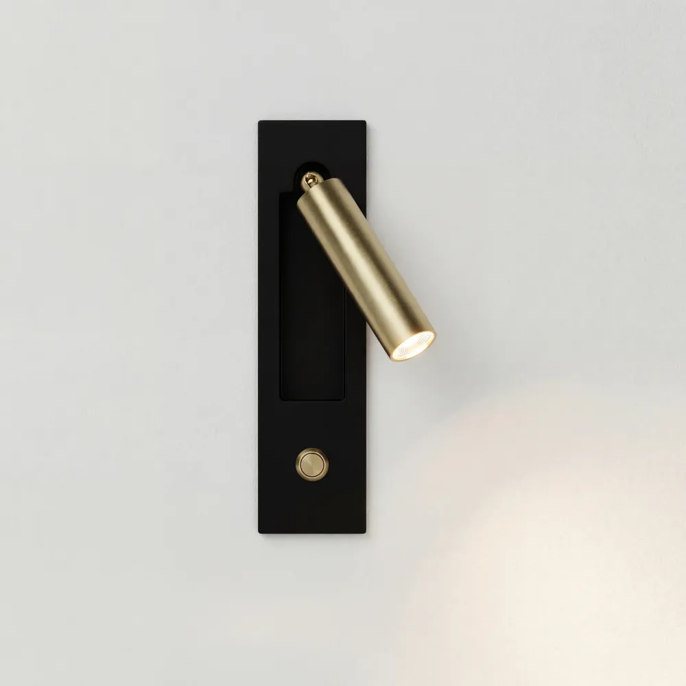 Colm leeswandkandelaar bij het bed Zwart At Ease Home Life