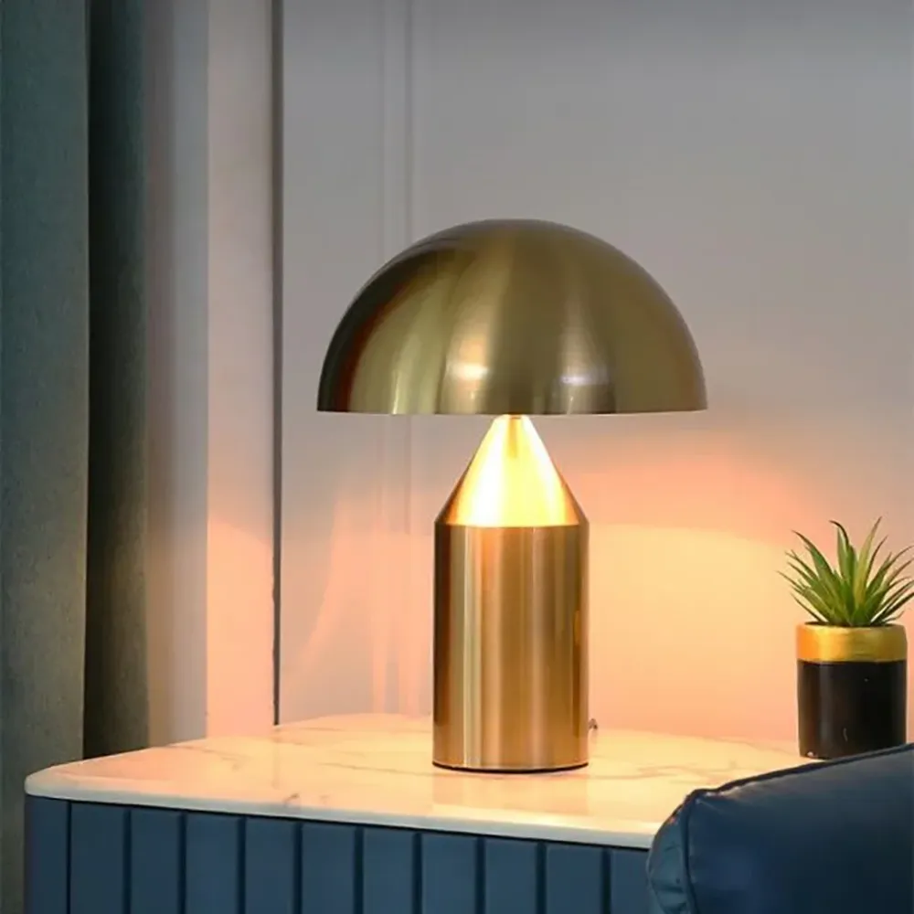 Conn paddestoel tafellamp Goud At Ease Home Life