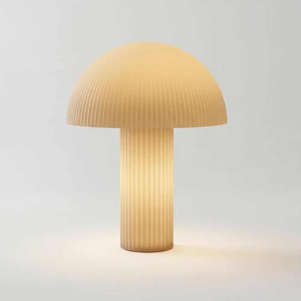 Curvona Opaline glazen paddenstoel tafellamp At Ease Home Life