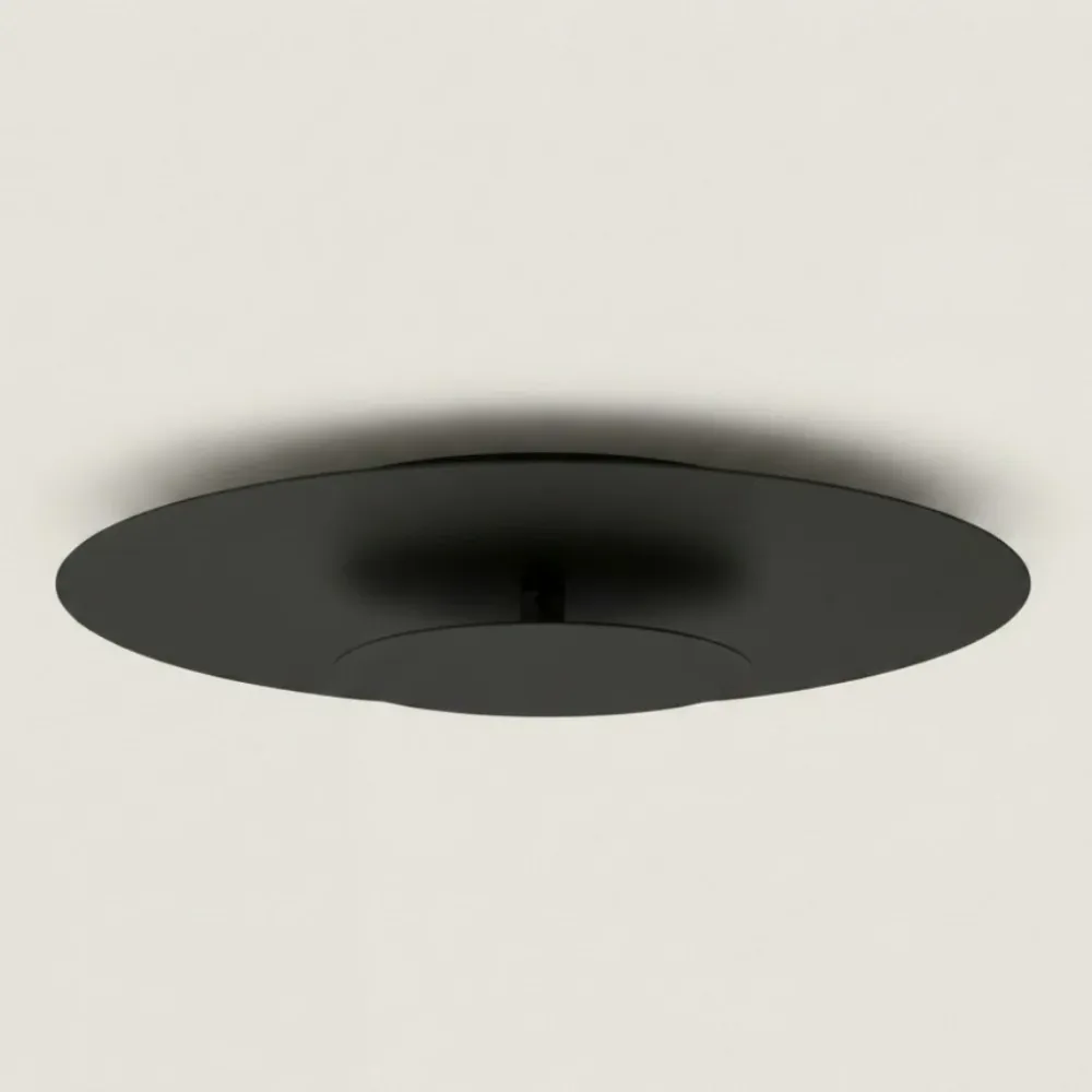 Elvara Moderne Gelaagde Ring LED Plafondlamp Zwart At Ease Home Life