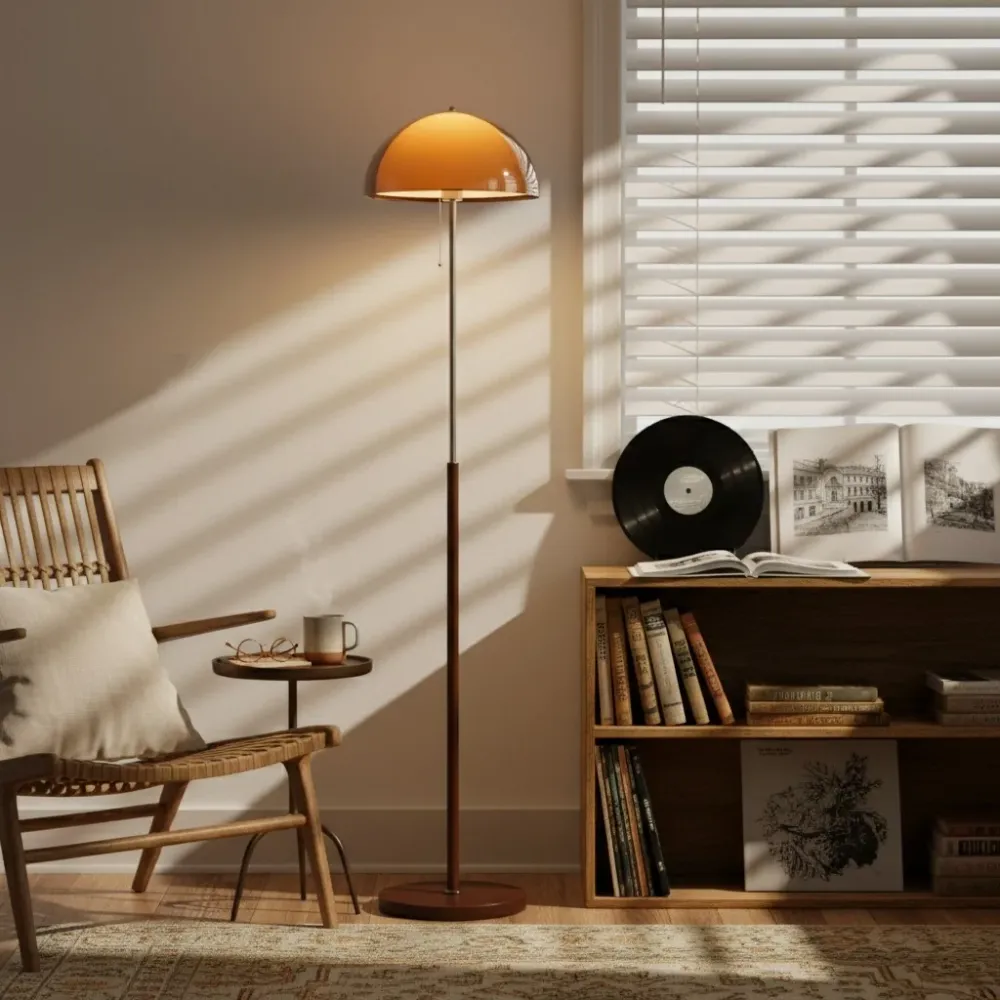 Gracen Minimalistische Zonsondergang Acryl Vloerlamp Amber At Ease Home Life