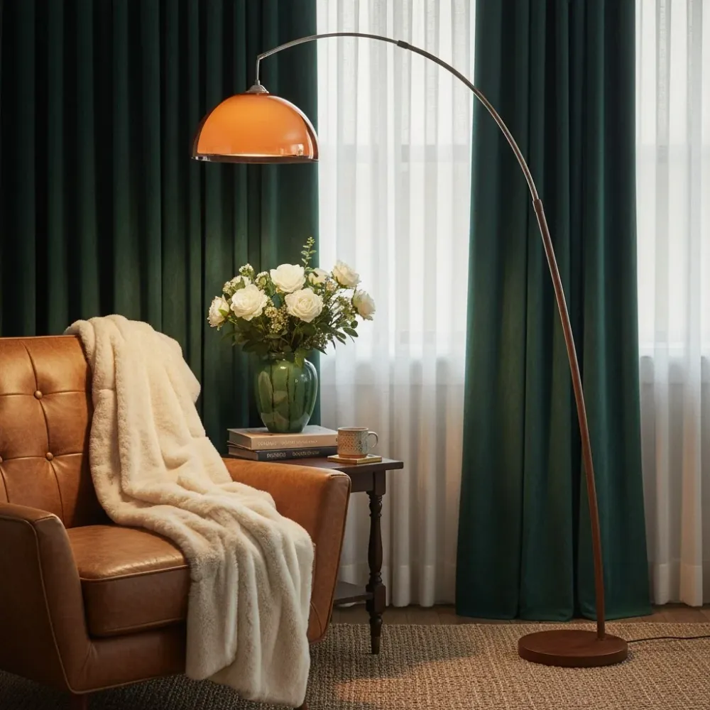 Gracen Minimalistische Zonsondergang Acryl Vloerlamp Amber At Ease Home Life