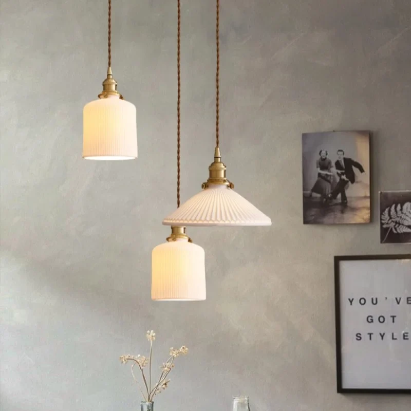 Hecate Geplooide Hoedvorm Keramische Hanglamp At Ease Home Life