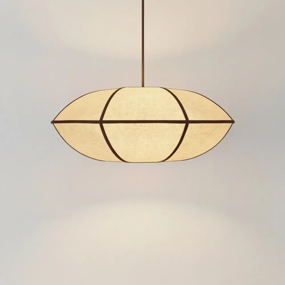 Heimdall Moderne UFO Linnen Hanglamp Doorsnede At Ease Home Life