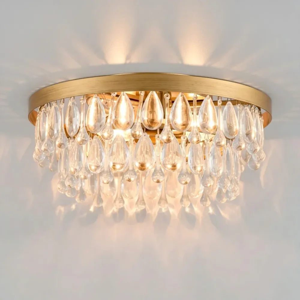 Kari Moderne Druppel Kristallen Plafondlamp At Ease Home Life