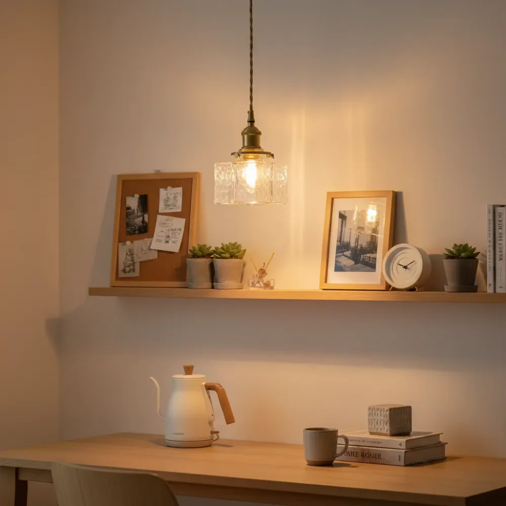 Kova Japandi Minimalistische Messing Kubus Glazen Hanglamp At Ease Home Life