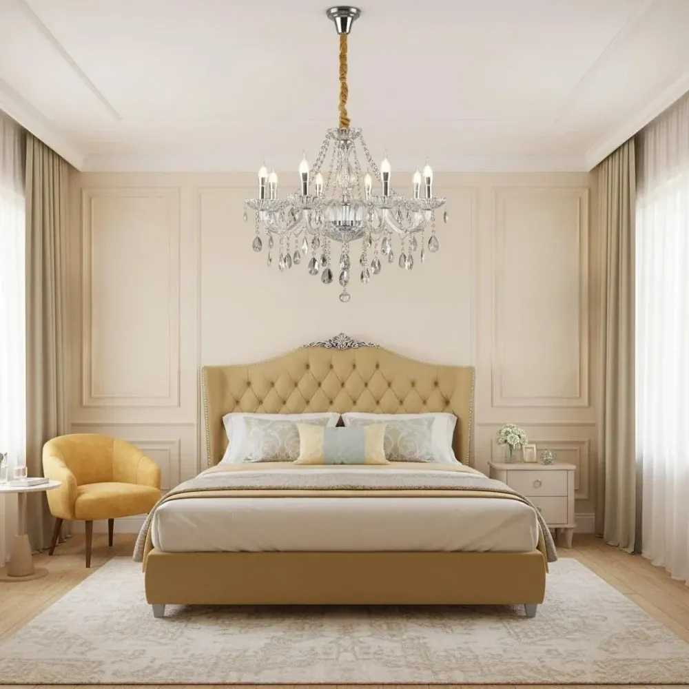 Layla Moderne Elegante Kristallen Kroonluchter At Ease Home Life