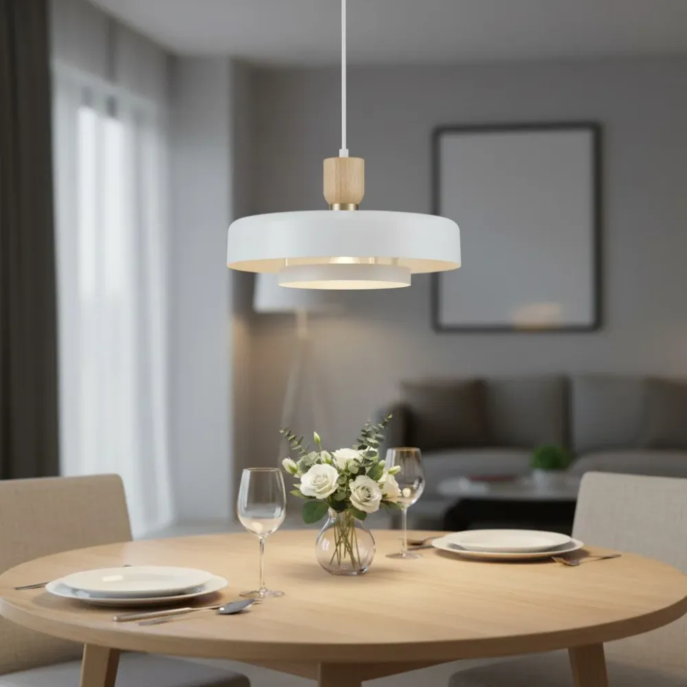 Lilja Nordic Witte Gelaagde Hanglamp At Ease Home Life