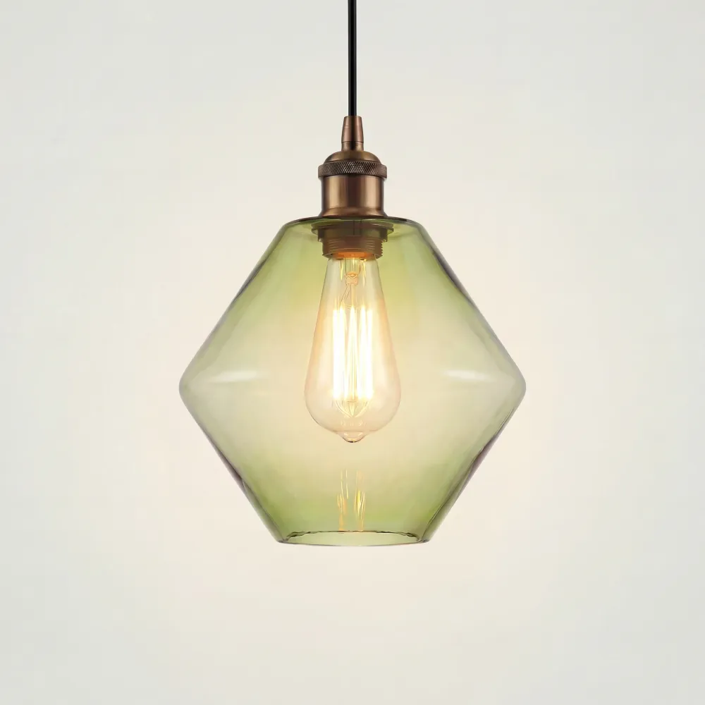 Marija Moderne Meerkleurige Glazen Hanglamp Helder At Ease Home Life