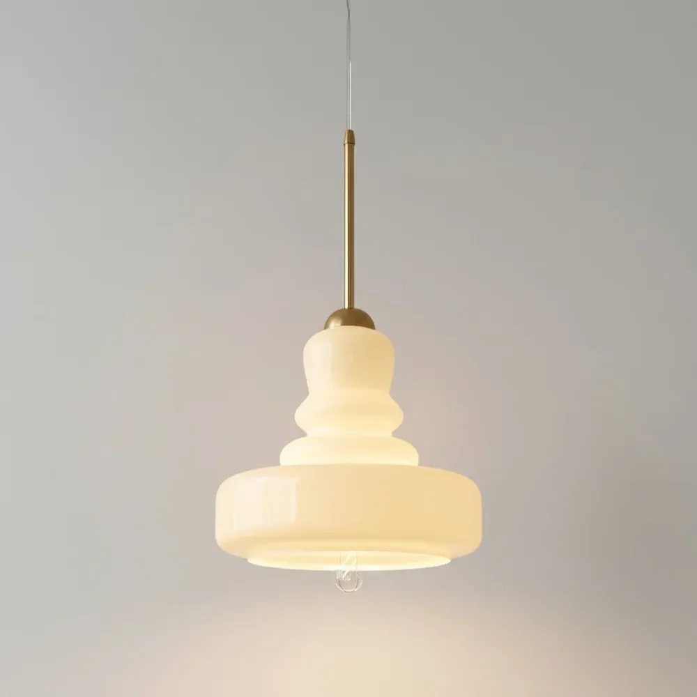 Mireille Vintage Kalebas Glazen Hanglamp Wit At Ease Home Life