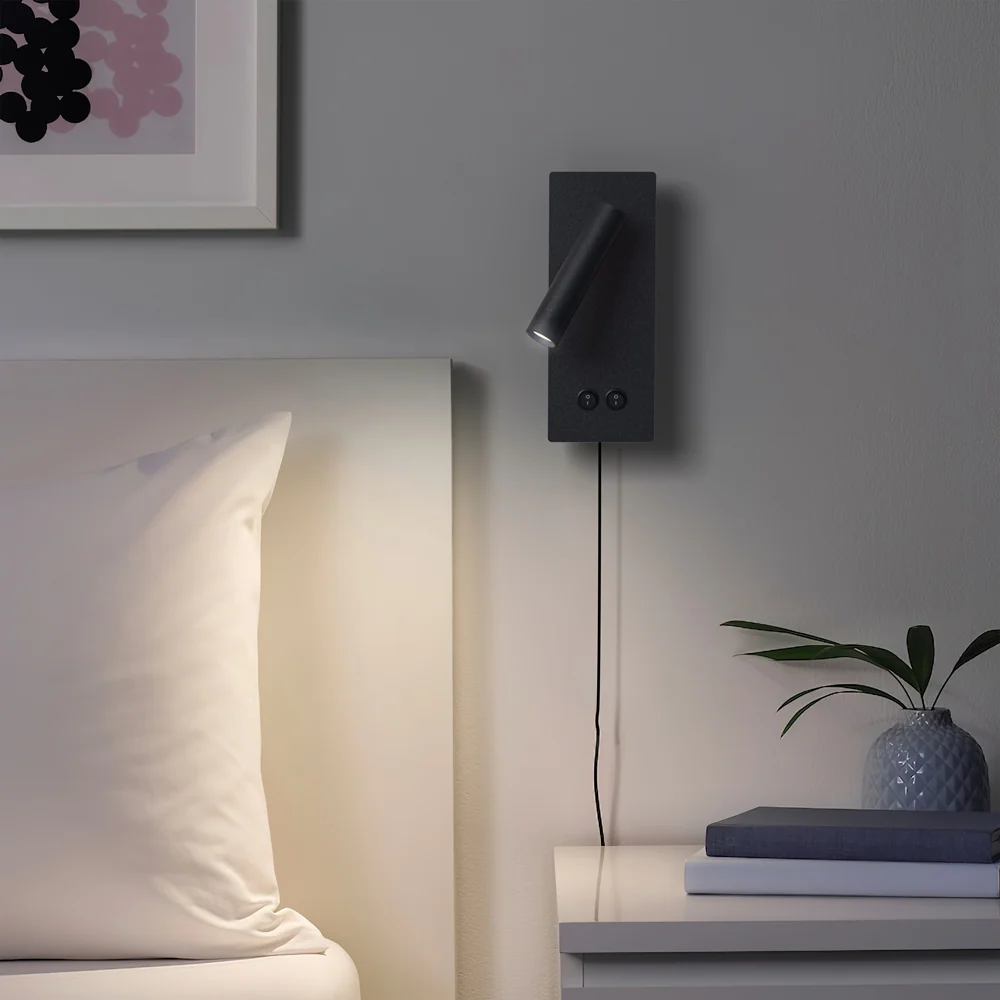 Mullen nachtkastje, wandgemonteerde leeslamp At Ease Home Life