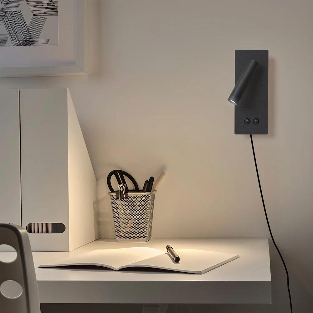 Mullen nachtkastje, wandgemonteerde leeslamp At Ease Home Life