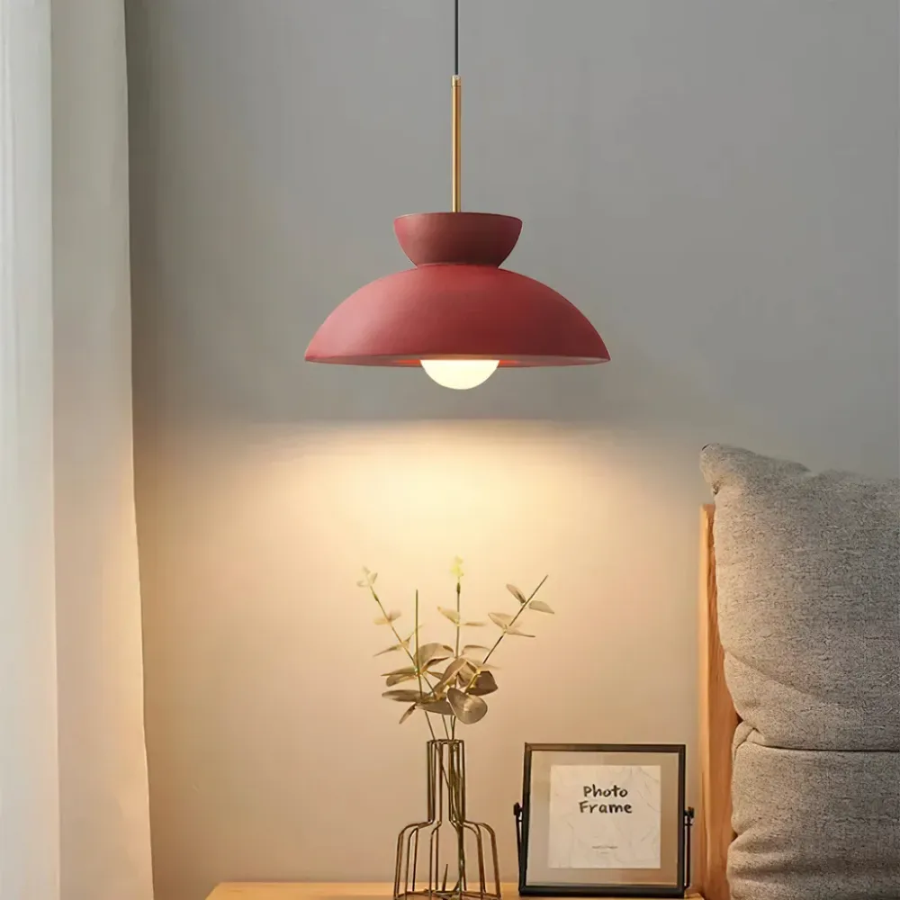 Njord Augustus Scandinavische minimalistische hars hanglamp Zwart At Ease Home Life