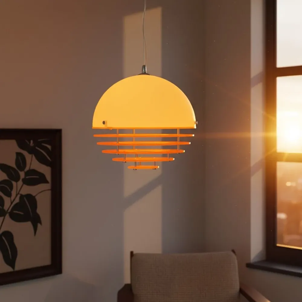 Odin Bauhaus Zonsondergang Glazen Hanglamp At Ease Home Life