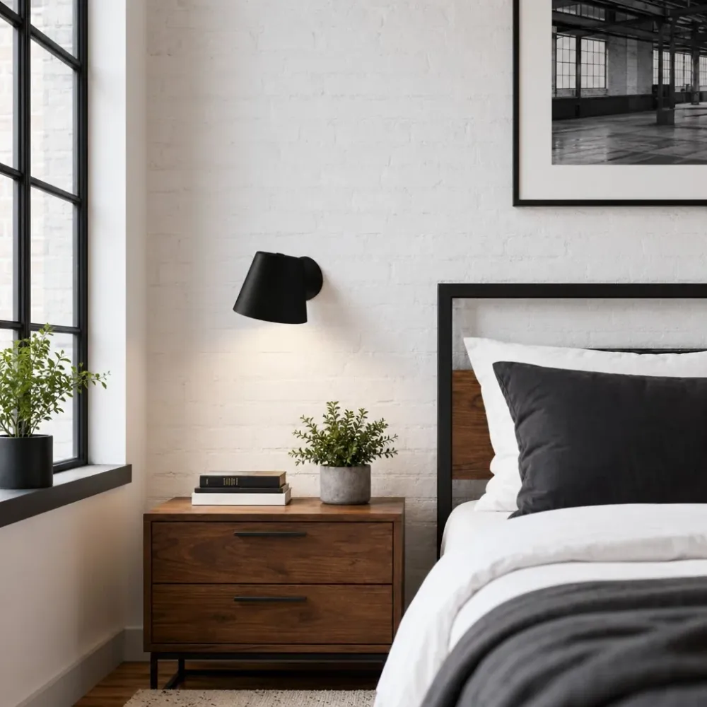 Solven Moderne Draaibare Aluminium Wandlamp Zwart At Ease Home Life