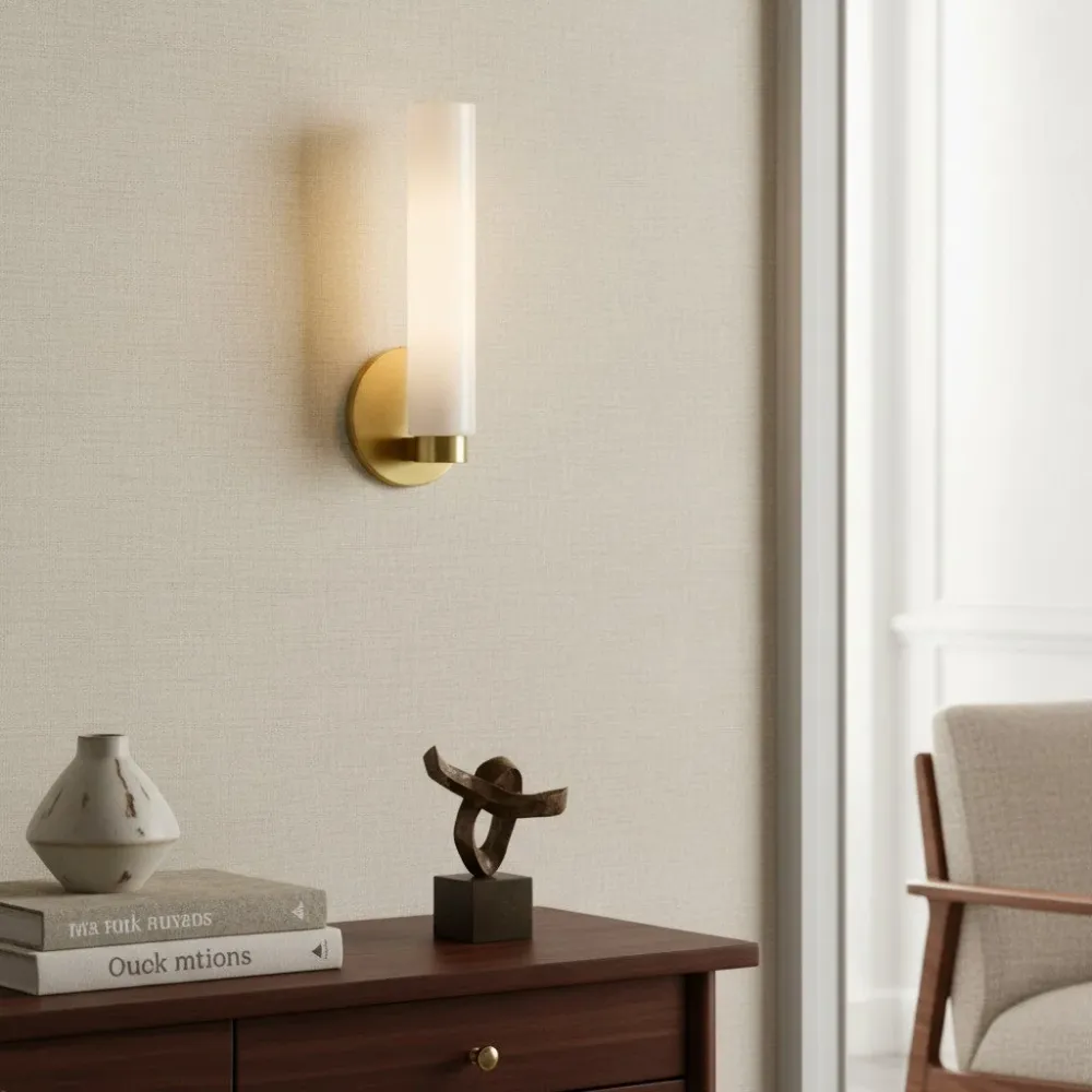 Tamsin Moderne Gladde Glazen Wandlamp At Ease Home Life