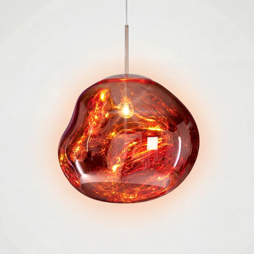 Thelma Minimalistische Artistieke Lava Smelt Hanglamp Rood At Ease Home Life