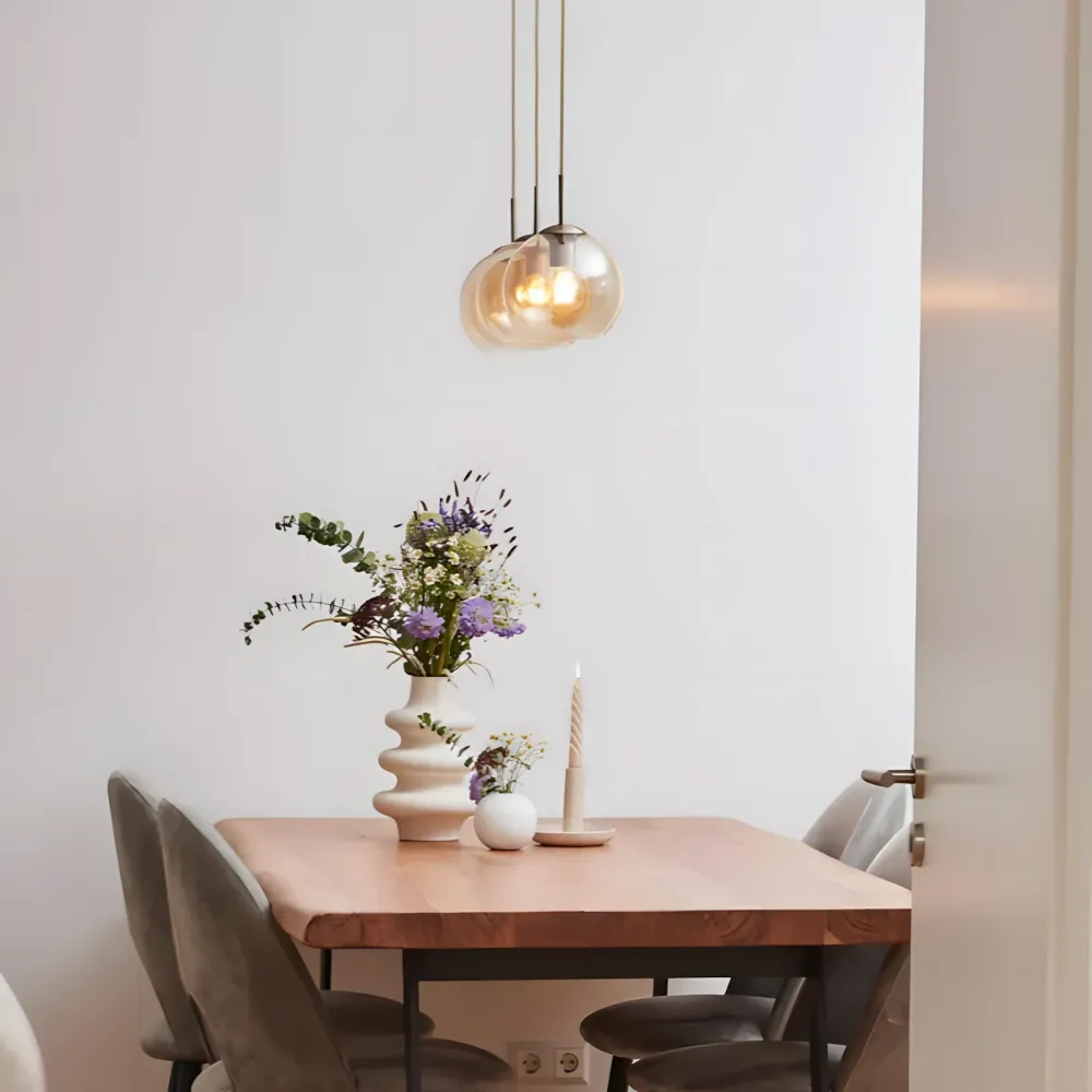 Valtherion vintage glazen hanglamp met globe At Ease Home Life