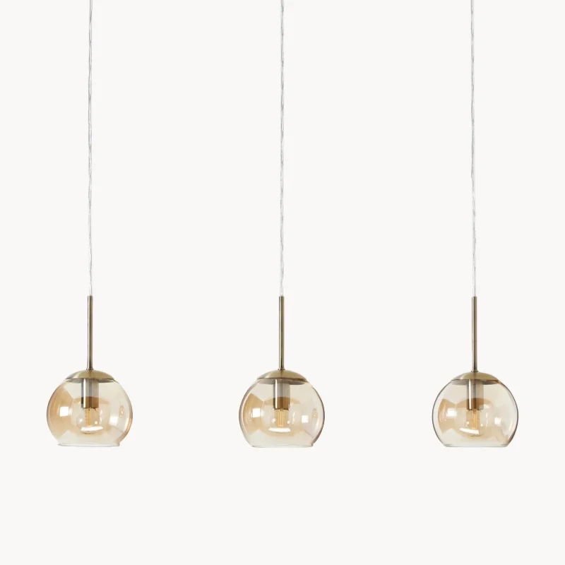 Valtherion vintage glazen hanglamp met globe At Ease Home Life