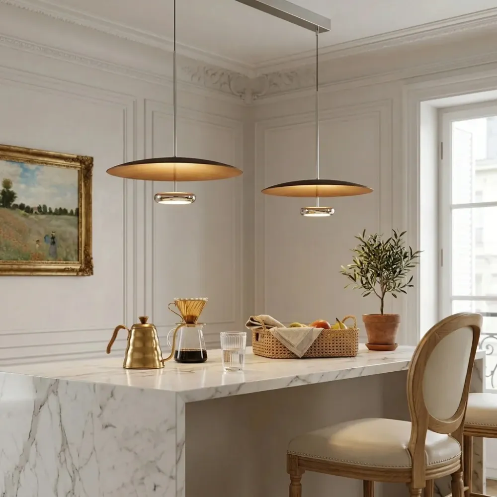 Xavian Moderne Lineaire LED Hanglamp Walnoot At Ease Home Life