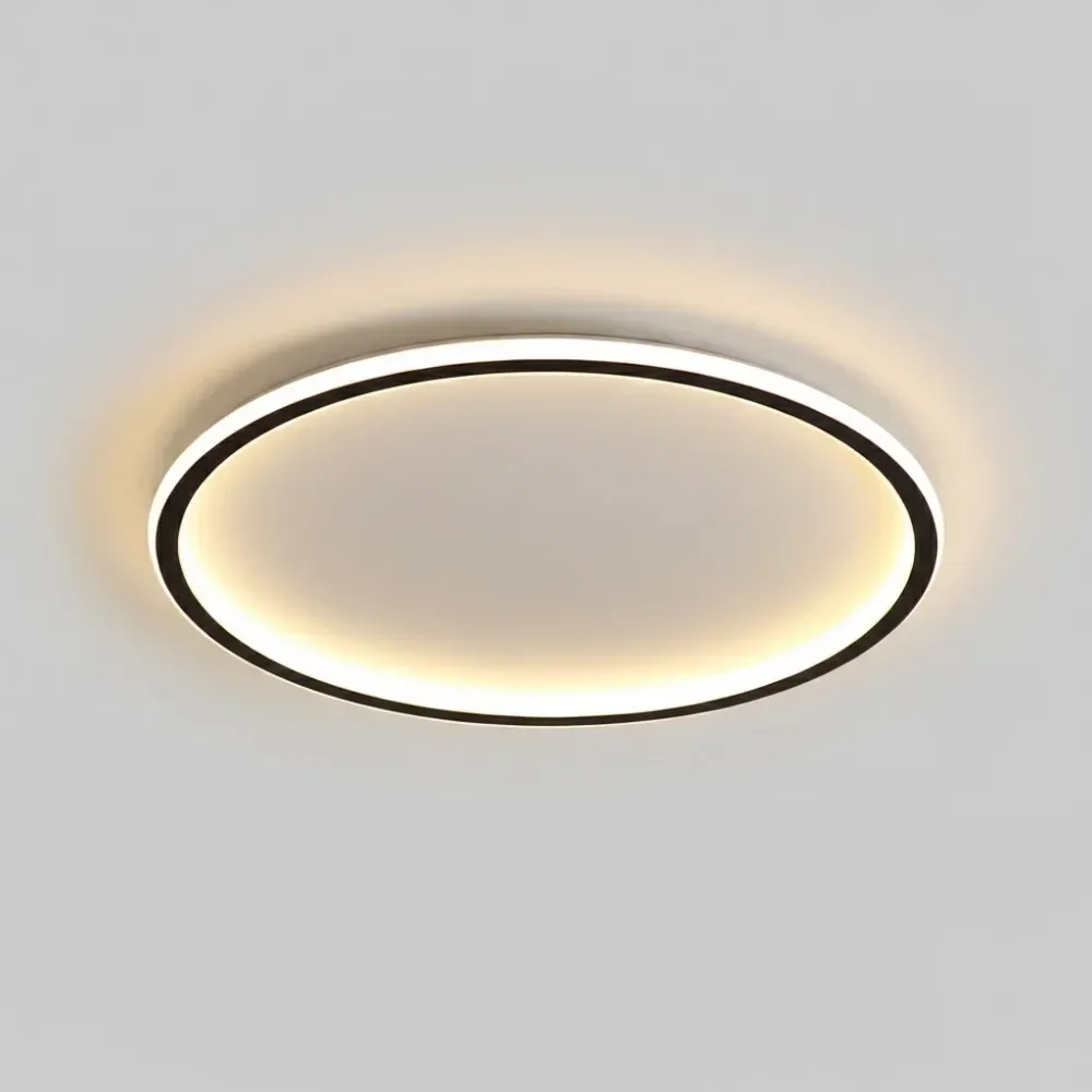 Zev Ronde Holle Plafondlamp Zwart At Ease Home Life