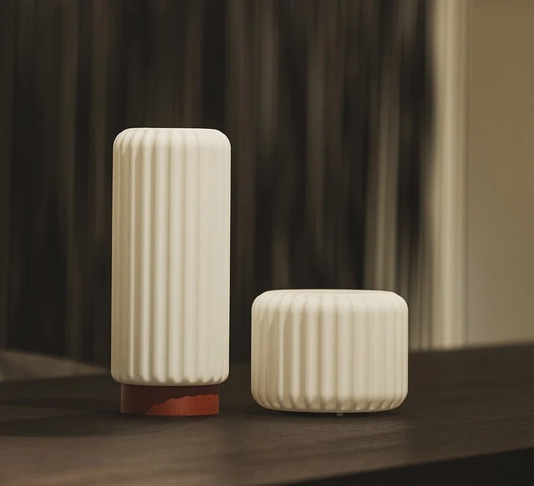 Atelier Pierre Dentelles 29 draadloze lamp terra